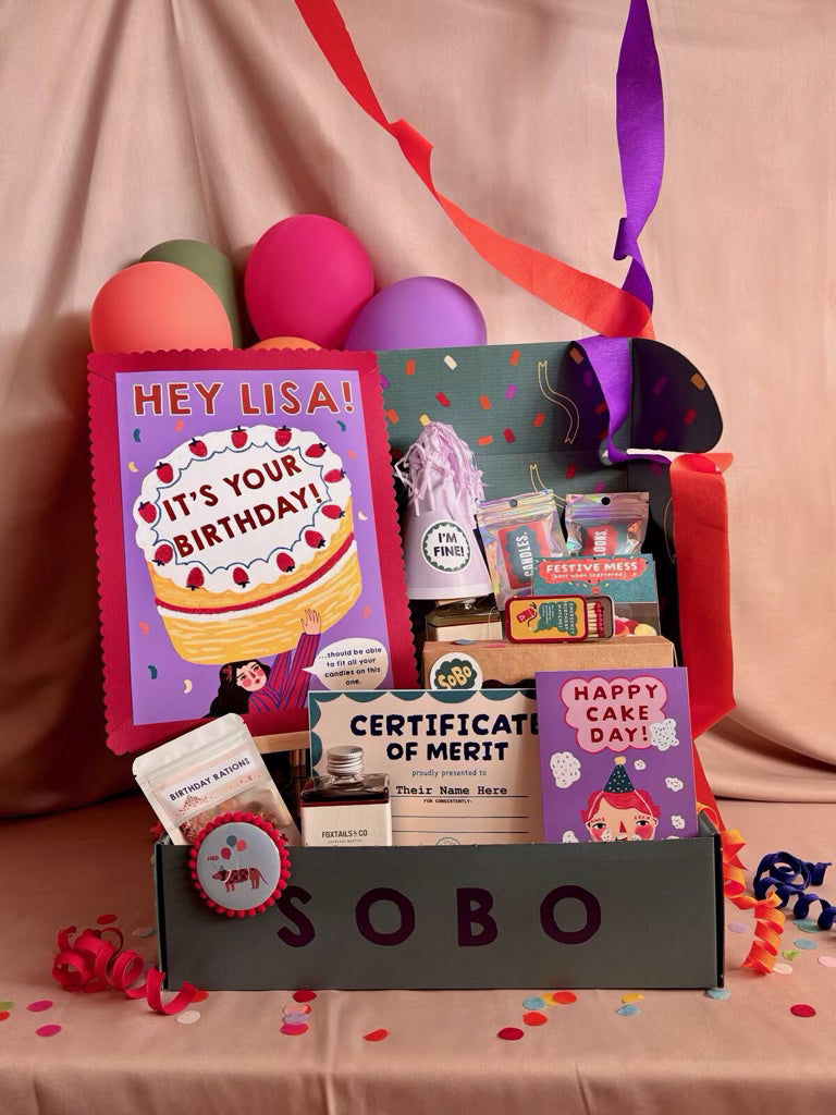 One Heck of a Cake Birthday Box