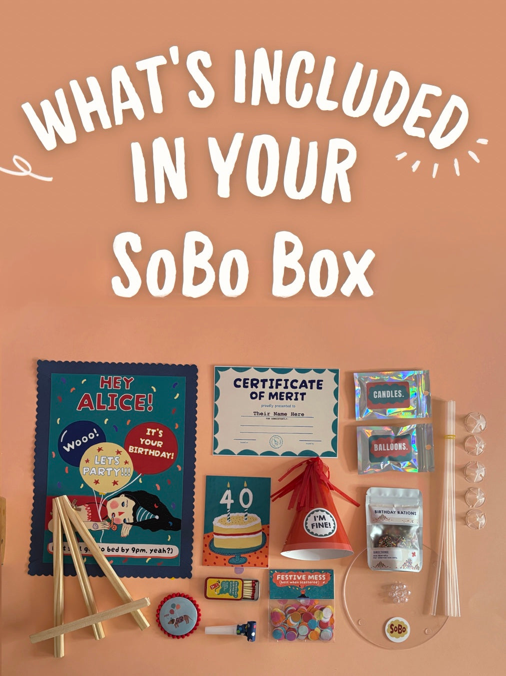 In Bed by 9 Birthday Box