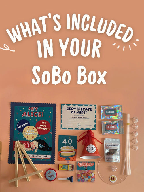 In Bed by 9 Birthday Box