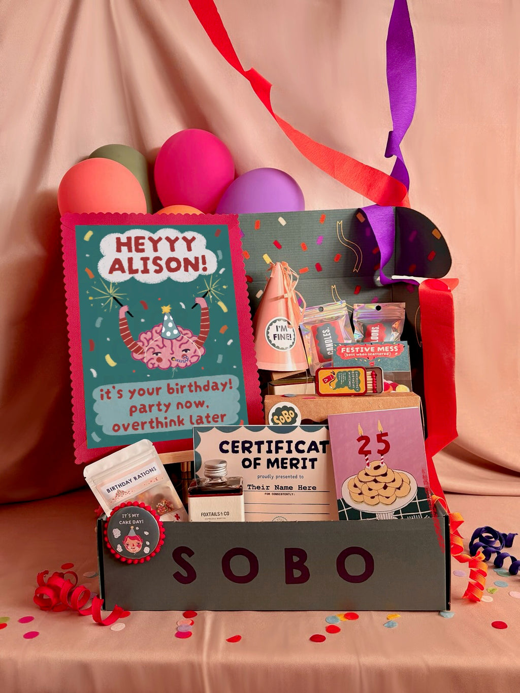 Let's Not Overthink It Birthday Box